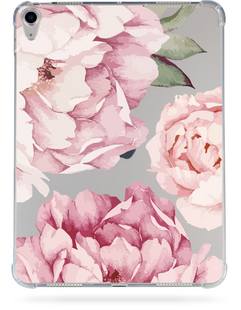 Чохол накладка Oriental case iPad Air 3 10.5 (2019) прозорий протиударний Flowers Peony (1.8) pr_0066202  купити в інтернет-магазині Oriental Case в Києві від українського бренду Orientalcase ✅