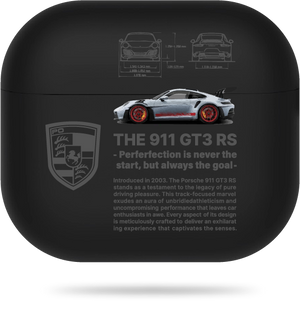Oriental case black matte silicone case for AirPods 3 Porsche&nbsp;911 GT3 (33.1) pr_0065819  in the online store Oriental Case in Kyiv from the Ukrainian brand Orientalcase ✅