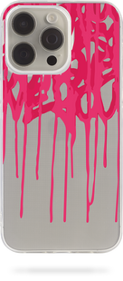 Чохол Oriental case iPhone 13 прозорий силіконовий Graffiti Spring Pink (3.6) pr_0055266  купити в інтернет-магазині Oriental Case в Києві від українського бренду Orientalcase ✅