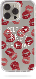 Чохол Oriental case iPhone 14 pro прозорий пластиковий ROCK Self Love White (17.8) pr_0063300  купити в інтернет-магазині Oriental Case в Києві від українського бренду Orientalcase ✅