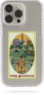 Чохол Oriental case iPhone 14 pro max прозорий пластиковий ROCK Taro Collection Wheel Of Fortune (21.6) pr_0048041  купити в інтернет-магазині Oriental Case в Києві від українського бренду Orientalcase ✅
