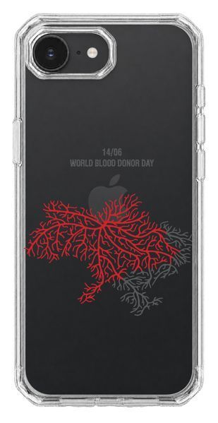 Чохол Oriental case iPhone 16e / 17e прозорий пластиковий EVO Агенти Kрові Map (25.3) pr_0075042_16e17e купити в інтернет-магазині Oriental Case в Києві від українського бренду Orientalcase ✅