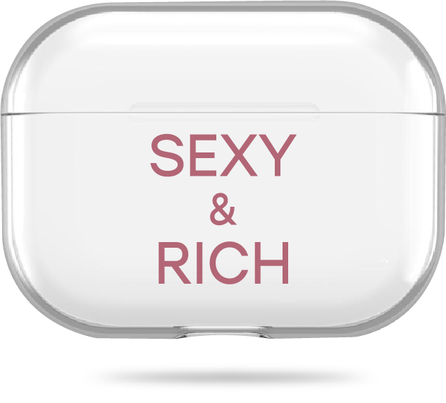 Чохол Oriental case прозорий силіконовий для AirPods Pro SEXY and RICH Pink (10.21) pr_0065820  купити в інтернет-магазині Oriental Case в Києві від українського бренду Orientalcase ✅