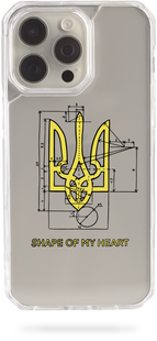 Чохол Oriental case iPhone 14 прозорий пластиковий EVO Shape Of My Heart (19.37) pr_0050906  купити в інтернет-магазині Oriental Case в Києві від українського бренду Orientalcase ✅