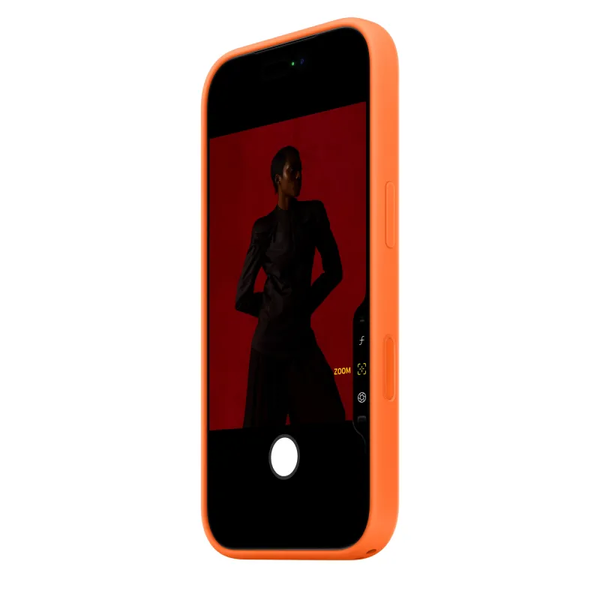 Чохол Soft-touch iPhone 17 Pro Max with magsafe Orange (Camera Control) pr_1700062 купити в інтернет-магазині Oriental Case в Києві від українського бренду Orientalcase ✅