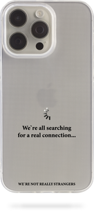 Чохол Oriental case iPhone 13 прозорий силіконовий We Are All Searching Black (11.32) pr_0055422  купити в інтернет-магазині Oriental Case в Києві від українського бренду Orientalcase ✅