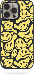 Чохол Oriental case iPhone 15 чорний силіконовий Smiles Comic (2.13) pr_0046472  купити в інтернет-магазині Oriental Case в Києві від українського бренду Orientalcase ✅