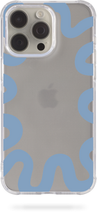 Oriental case iPhone 11 transparent silicone shockproof case Wave Blue (7.1) pr_0068127  in the online store Oriental Case in Kyiv from the Ukrainian brand Orientalcase ✅