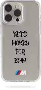 Oriental case iPhone 13 mini transparent plastic ROCK case Need_Money_For_BMW_M Black (31.9) pr_0061858  in the online store Oriental Case in Kyiv from the Ukrainian brand Orientalcase ✅