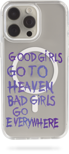 Oriental case iPhone 13 mini transparent MagSafe case Good Girls (11.41) Purple (11.41) pr_0061575  in the online store Oriental Case in Kyiv from the Ukrainian brand Orientalcase ✅