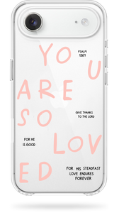 Чохол Oriental case iPhone 17 air прозорий силіконовий YOU are so Loved Black (11.47) pr_2100086 купити в інтернет-магазині Oriental Case в Києві від українського бренду Orientalcase ✅