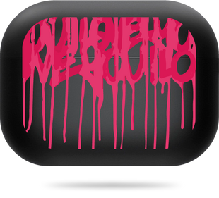 Чохол Oriental case чорний матовий силіконовий для AirPods Pro 2 Graffiti Spring Pink (3.6) pr_0065973  купити в інтернет-магазині Oriental Case в Києві від українського бренду Orientalcase ✅