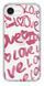 Oriental case iPhone 16e / 17e transparent silicone shockproof case Love Lipstick Pink (17.6) pr_0074545_16e17e фото 1 in the online store Oriental Case in Kyiv from the Ukrainian brand Orientalcase ✅