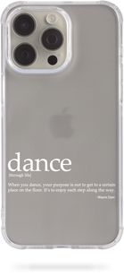 Oriental case iPhone 12/12 Pro transparent silicone shockproof case Dance White (12.3) pr_0060014  in the online store Oriental Case in Kyiv from the Ukrainian brand Orientalcase ✅