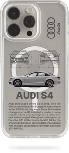 Oriental case iPhone 13 mini transparent MagSafe case Audi S4 (33.4) pr_0061806  in the online store Oriental Case in Kyiv from the Ukrainian brand Orientalcase ✅