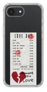 Чохол Oriental case iPhone 16e / 17e прозорий силіконовий протиударний Love Day (17.5) pr_0074551_16e17e купити в інтернет-магазині Oriental Case в Києві від українського бренду Orientalcase ✅