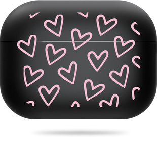 Чохол Oriental case чорний матовий силіконовий для AirPods Pro 2 Heart Spring Pink (18.14) pr_0065979  купити в інтернет-магазині Oriental Case в Києві від українського бренду Orientalcase ✅