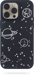 Oriental case iPhone 14 pro max black silicone case Galaxy White (6.7) pr_0048245  in the online store Oriental Case in Kyiv from the Ukrainian brand Orientalcase ✅