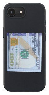 Oriental case iPhone 16e / 17e black silicone case Money 100 Dollars (4.2) pr_0075746_16e17e in the online store Oriental Case in Kyiv from the Ukrainian brand Orientalcase ✅