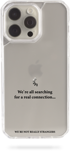 Чохол Oriental case iPhone 14 прозорий пластиковий EVO We Are All Searching Black (11.32) pr_0050864  купити в інтернет-магазині Oriental Case в Києві від українського бренду Orientalcase ✅