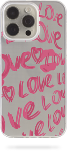 Oriental case iPhone 12 Pro Max transparent silicone case Love Lipstick Pink (17.6) pr_0058132  in the online store Oriental Case in Kyiv from the Ukrainian brand Orientalcase ✅