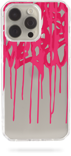Чохол Oriental case iPhone 15 прозорий пластиковий EVO Graffiti Spring Pink (3.6) pr_0045548  купити в інтернет-магазині Oriental Case в Києві від українського бренду Orientalcase ✅