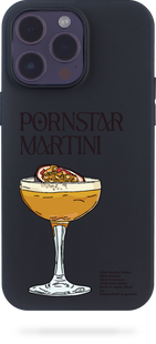 Чохол Oriental case iPhone 14 pro max чорний силіконовий COCKTAILS MARTINI (10.22) pr_0076049  купити в інтернет-магазині Oriental Case в Києві від українського бренду Orientalcase ✅