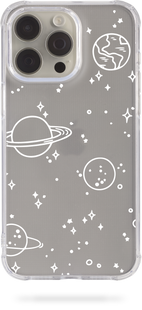 Чохол Oriental case iPhone 14 pro max прозорий силіконовий протиударний Galaxy White (6.7) pr_0047102  купити в інтернет-магазині Oriental Case в Києві від українського бренду Orientalcase ✅