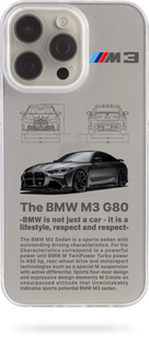 Oriental case iPhone 13 mini transparent silicone case BMW M3 (33.2) pr_0061224  in the online store Oriental Case in Kyiv from the Ukrainian brand Orientalcase ✅