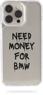 Oriental case iPhone 12 Pro Max transparent plastic EVO case Need Money For BMW Black (31.1) pr_0058683  in the online store Oriental Case in Kyiv from the Ukrainian brand Orientalcase ✅