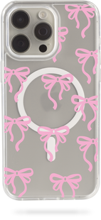 Case Oriental case iPhone 15 pro transparent MagSafe Metelyky_Pattern_ Pink (6.23) pr_0079807  in the online store Oriental Case in Kyiv from the Ukrainian brand Orientalcase ✅