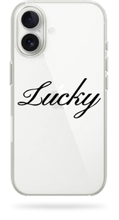 Чохол Oriental case iPhone 17 прозорий силіконовий LUCKY Black (11.44) pr_2200042 купити в інтернет-магазині Oriental Case в Києві від українського бренду Orientalcase ✅