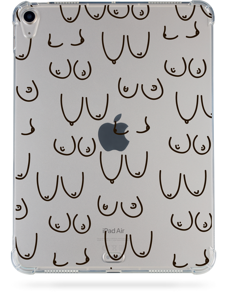 Чохол накладка Oriental case iPad Air 3 10.5 (2019) прозорий протиударний Boobs 2.0 Black (6.2) pr_0066216  купити в інтернет-магазині Oriental Case в Києві від українського бренду Orientalcase ✅